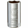 DeWalt Metric Deep Socket, 9 mm x 1/4" Drive, 6 Point