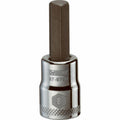 DeWalt Polished Chrome Vanadium Hex Bit Sockets, 3/8" Drive, 8 mm
