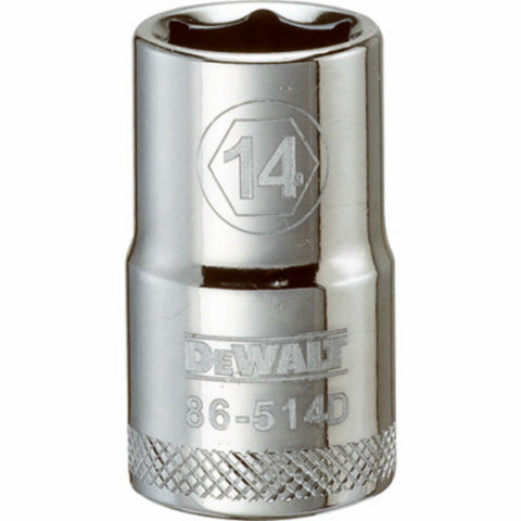 DeWalt Metric 1/2" Drive Socket, 14 MM