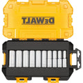 DeWalt 1/2" Drive SAE Deep Socket Set, 10 Piece
