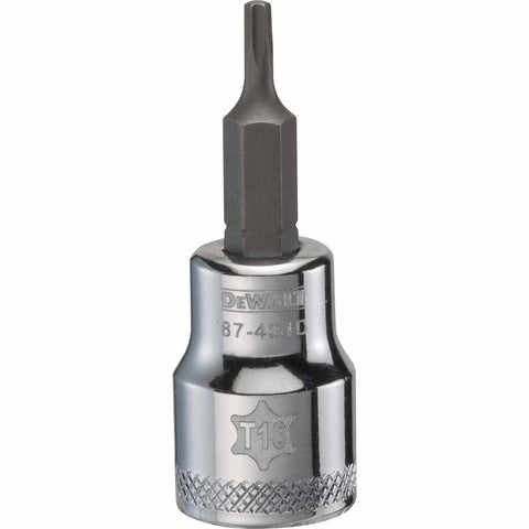 DeWalt T10 Torx Bit Socket, 3/8" Drive