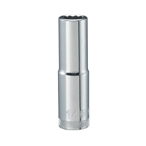 DeWalt Metric 12 Point 1/2" Drive Deep Socket, 14mm