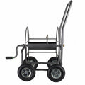 Yard Butler 4-Wheel Steel Portable Hose Reel