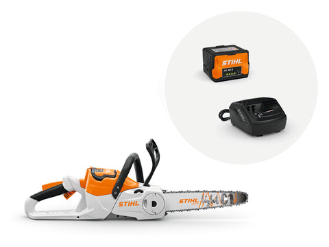 STIHL MSA 70 C-B Battery Chainsaw, 12" Bar – Set with AK 30 & AL 101