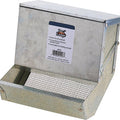 PET LODGE GALVANIZED FEEDER W/SIFTER BOTTOM & LID 7 IN