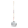 Truper 30317 Tru Pro 6-Tine Manure Fork W/Long Hdl Bpj-6e