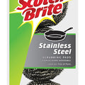 Scotch-brite 214c Heavy Duty Stainless Steel Scouring Pad, 3-pack