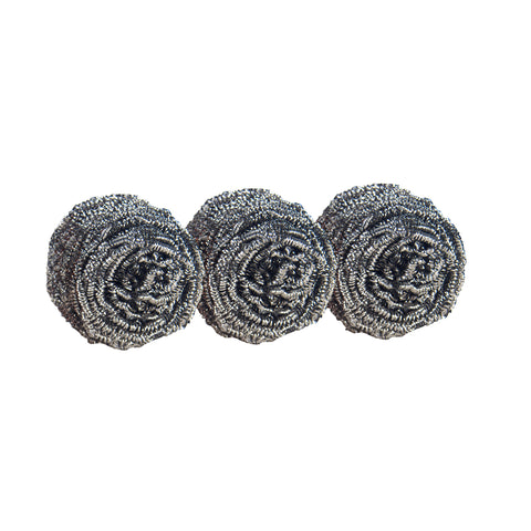 Scotch-brite 214c Heavy Duty Stainless Steel Scouring Pad, 3-pack