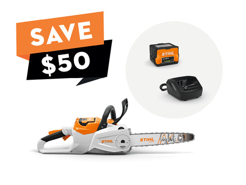 STIHL MSA 80 C-B Battery Chainsaw, 14" Bar – Set with Battery & Charger