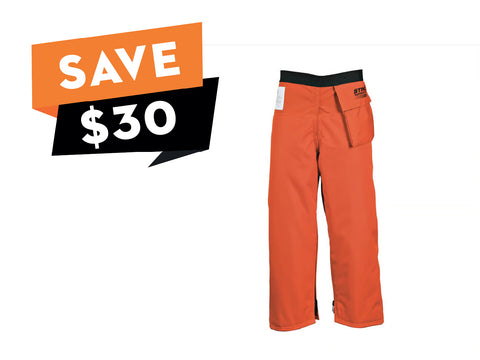 STIHL Dynamic Apron Chaps, 6-Layer, Orange – 32"