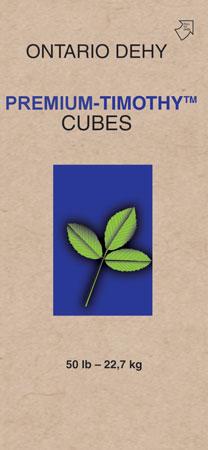 Ontario Dehy Premium Timothy Cubes 50 lb Bag