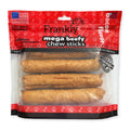 Frankly Pet Mega Beefy Chew 7" Stick Bacon 4 ct