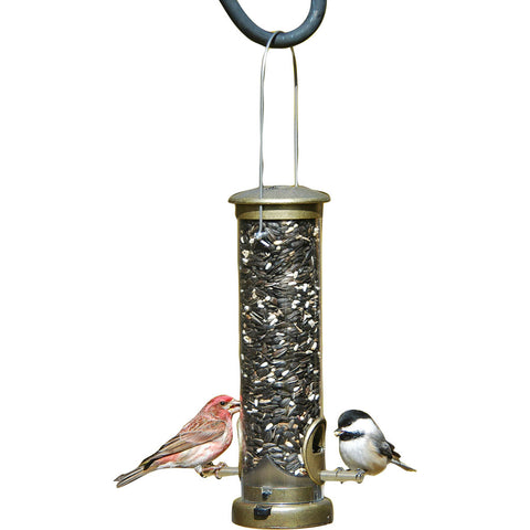 Aspects Quick-Clean Seed Tube Feeder 11 in Brass