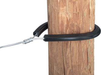Dare Tubular Corner and End Post Insulator 10 PK Black