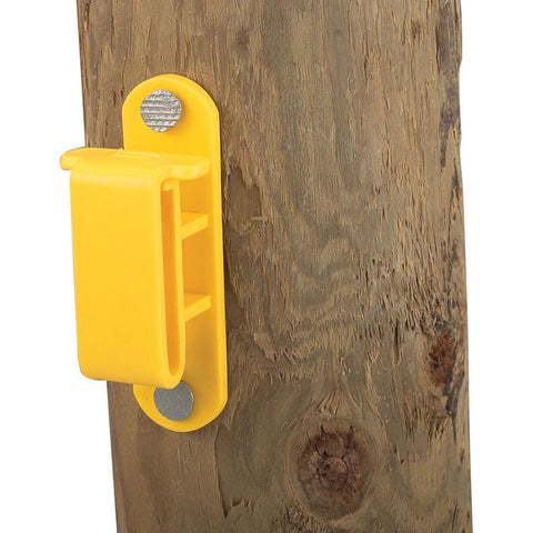 Snug Wood Post Tape Insulator 25 PK Yellow