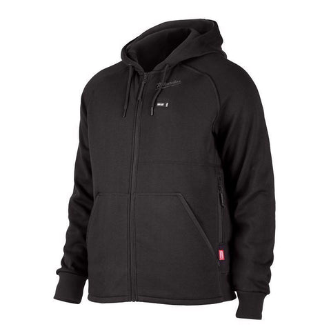 Milwaukee M12 Unisex Full-Zip Heated Hoodie Kit, Black