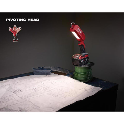 Milwaukee M18 LED Stick Light, Black & Red, 300 Lumens