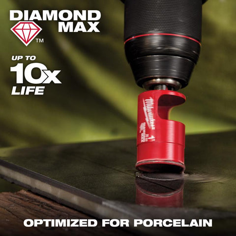 Milwaukee Retractable Starter Bit with Large Arbor For Diamond Plus