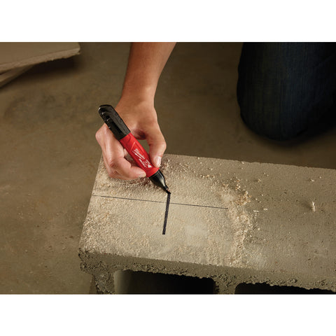 Milwaukee Inkzall Clog Resistant Chisel Tip Marker, Black