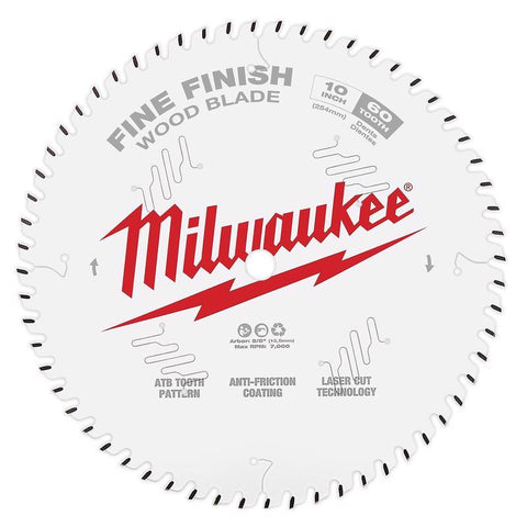 Milwaukee 10" 60T Circ Saw Blade