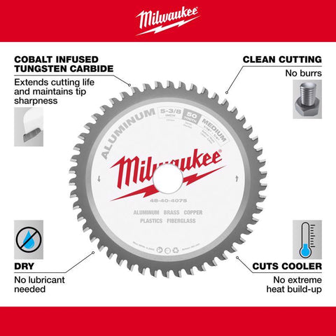Milwaukee Circular Saw Blade, 50-Teeth, 5-3/8 inch
