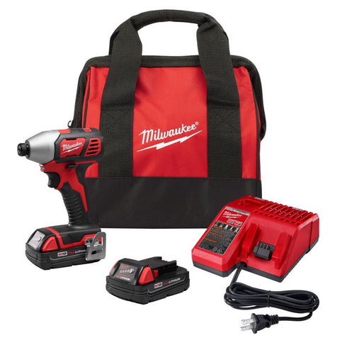 Milwaukee M18 Compact Impact Driver, 1500 in-lb