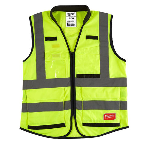 Milwaukee Performance Safety Vest, High Visibility Yellow, L/XL