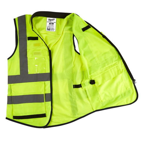Milwaukee Performance Safety Vest, High Visibility Yellow, L/XL