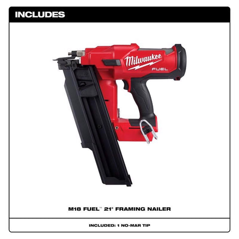 Milwaukee M18 FUEL Framing Nailer Tool, 18 V