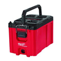 Milwaukee Packout Tool Box, Compact, Black/Red