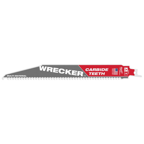 Milwaukee Wrecker Sawzall Reciprocating Saw Blade, 6 TPI, 9 inch