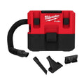Milwaukee Wet & Dry Vacuum, 1.6 Gal, HEPA Filter, 12V, Black/Red