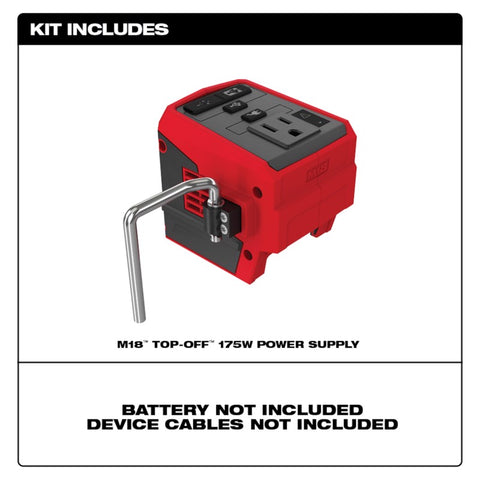Milwaukee M18 175W PWR Supply