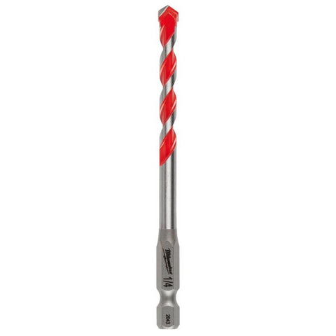 Milwaukee Shockwave Hammer Drill Bit, 1/4 Inch