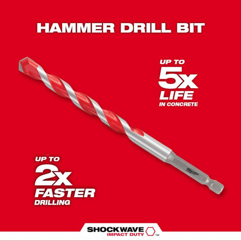Milwaukee 7/16x6" Hamm Drill Bit