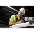 Milwaukee Magnified Safety Glasses, Black/Red Frame