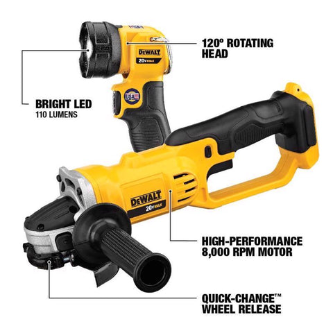 DeWalt Cordless Brushed Combo Tool Kit, 20 Volt
