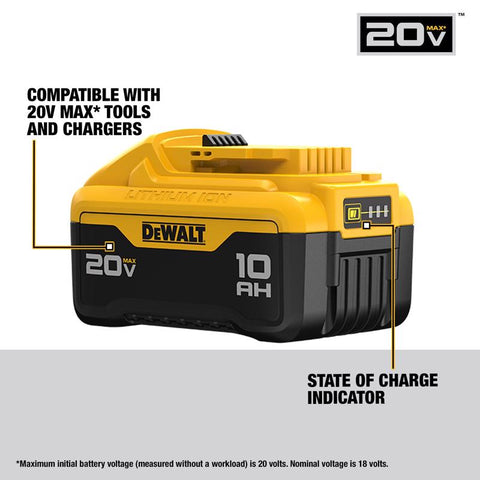 DeWalt 20V MAX XR Lithium-Ion Battery, 20 volt