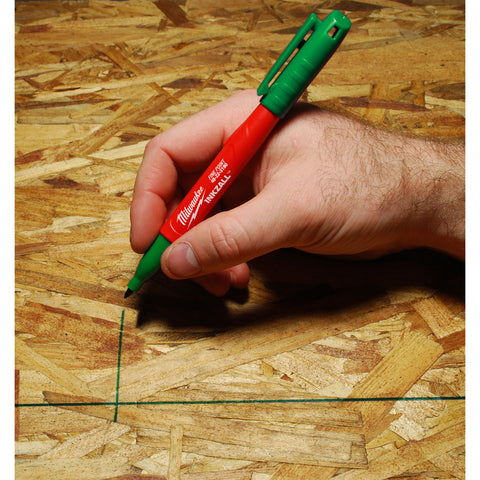Milwaukee Fine Tip Permanent Marker, Green