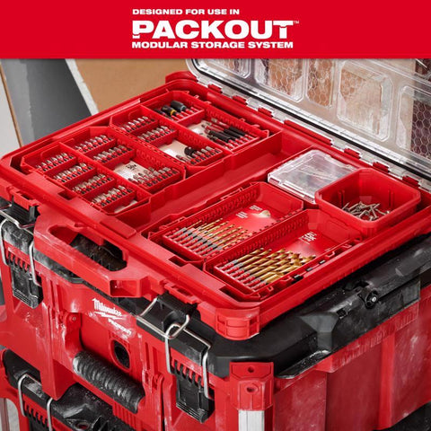 Milwaukee Shockwave Impact Driver Bit Set, Alloy Steel