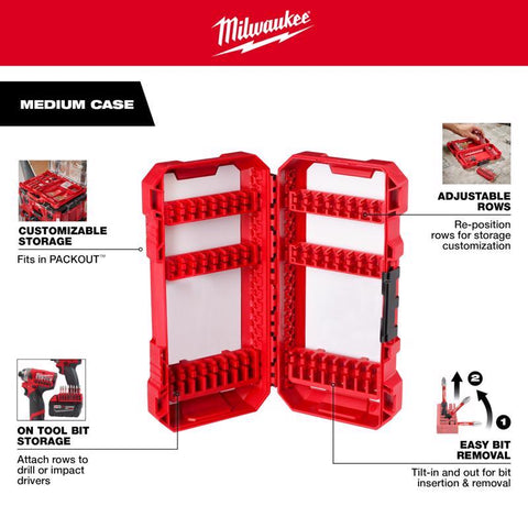 Milwaukee Shockwave Impact Driver Bit Set, Alloy Steel