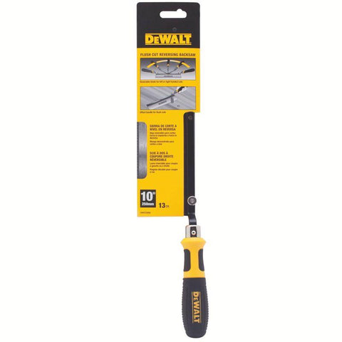 DeWalt Flush Cut Reversing Back Saw, Steel