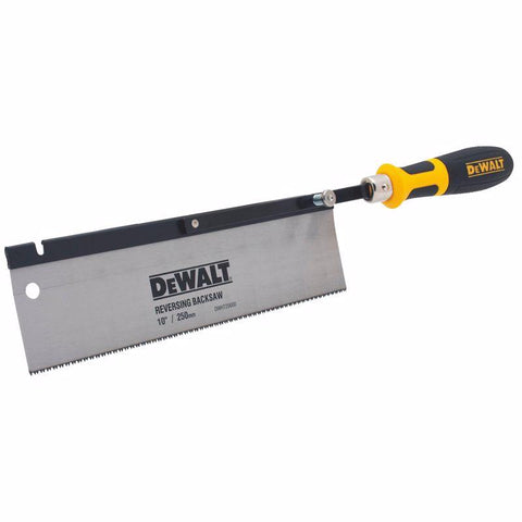 DeWalt Flush Cut Reversing Back Saw, Steel