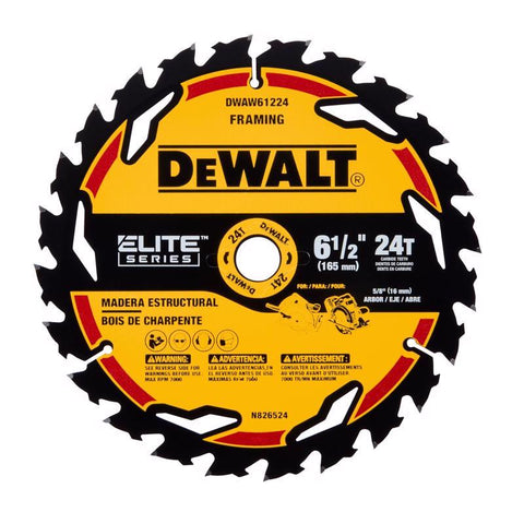 DeWalt 6.5" 24T Circ Saw Blade