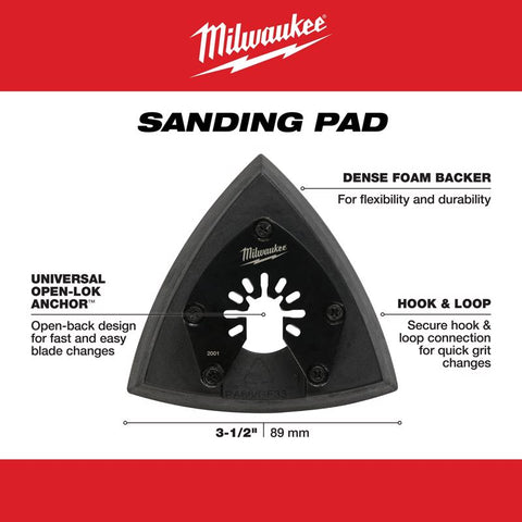 Milwaukee 3-1/2" Tri Sandpaper