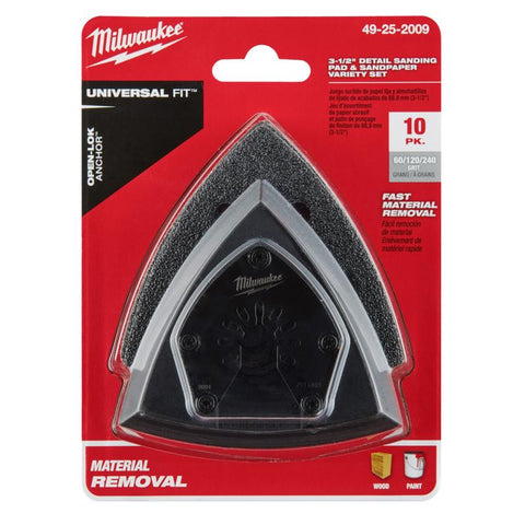 Milwaukee 3-1/2" Sanding Set
