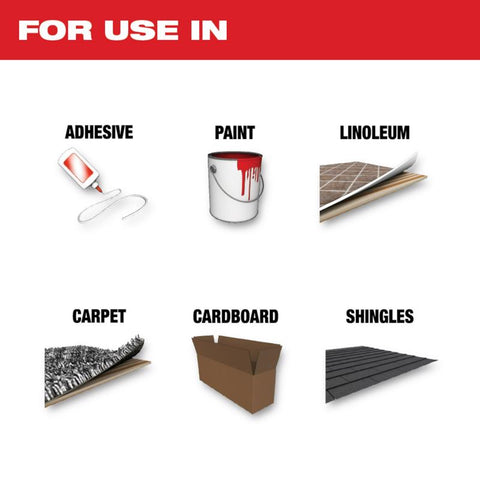 Milwaukee Open-Lok Scraper Blade, Stainless Steel