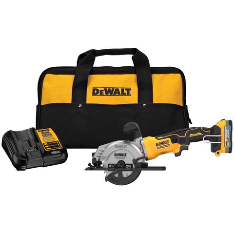 DeWalt DCS571E1 Powerstack Circular Saw Kit, 20 Volt