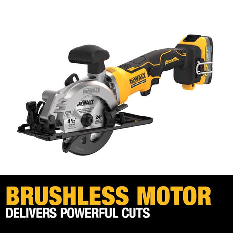 DeWalt DCS571E1 Powerstack Circular Saw Kit, 20 Volt