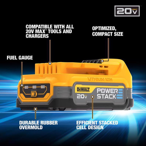 DeWalt Powerstack Compact Band Saw Kit, 20 Volt